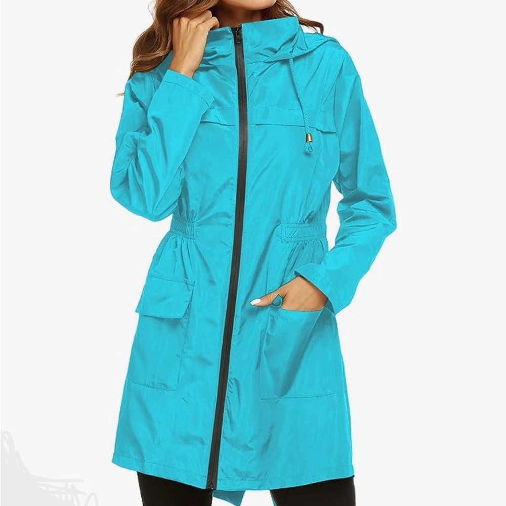 Packable Waterproof Lightweight Active Hooded Rai… - image 5